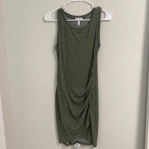 LEITH Ruched Body-Con Tank Dress